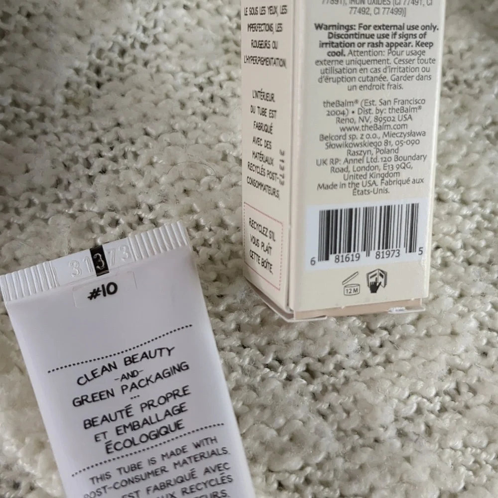 theBalm COSMETICS Anne T. Dotes Liquid Concealer in #10 Very Fair, 9g/0.32oz